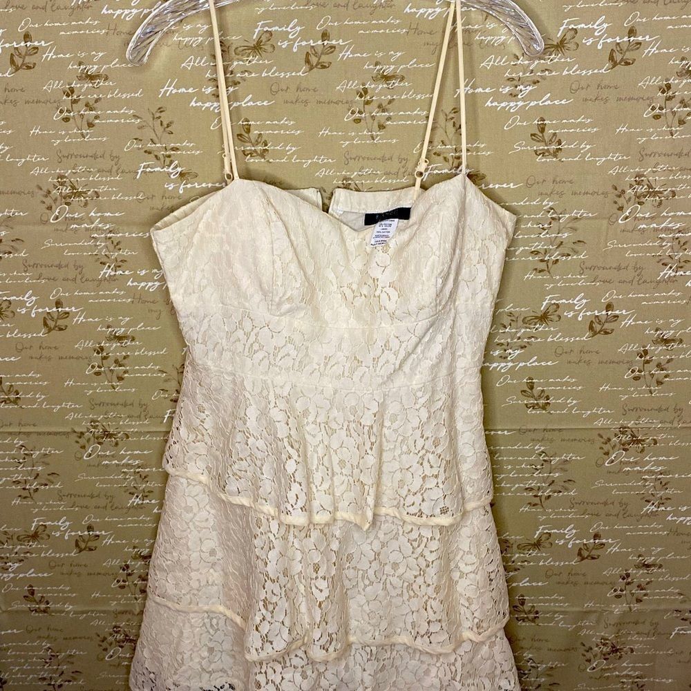 B Smart lace strapped dress